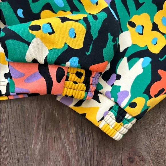 Adidas Multicolor Graphic Cropped Sweatshirt - Picture 4 of 7